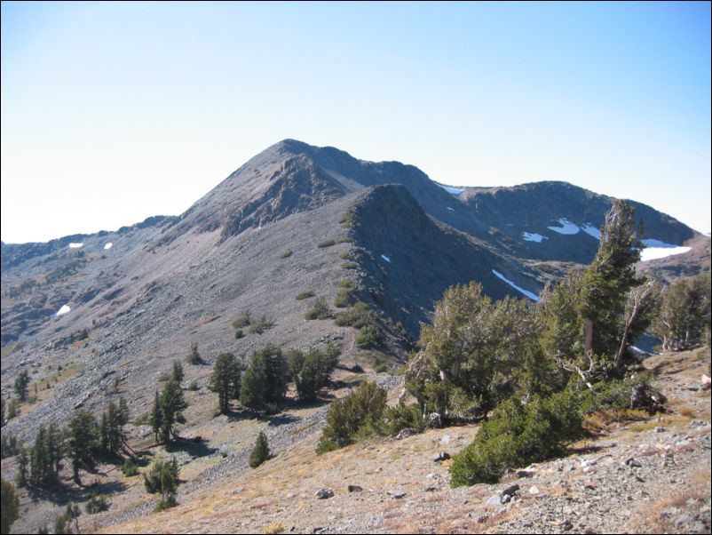 2005-10-09 Deso (59) View back at Dicks from near Dicks Pass